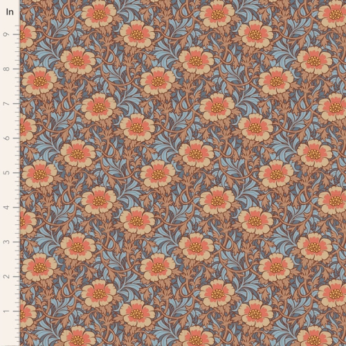 Tilda Patchwork Stoff Baumwolle - Hibernation - Winterrose-Hazel